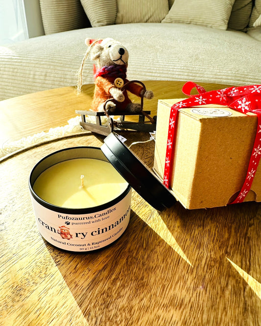 Cranberry, Orange & Cinnamon - Metal Tin