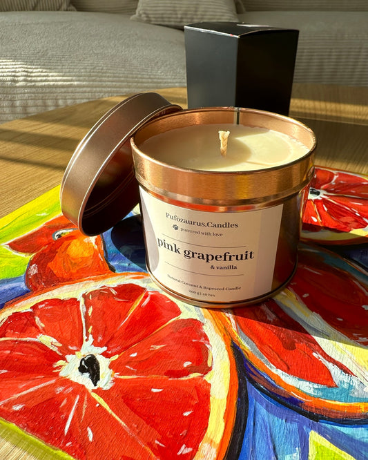Pink Grapefruit & Vanilla - Premium Tin