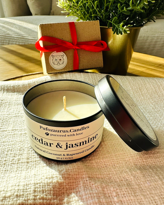 Cedar & Jasmine - Metal Tin