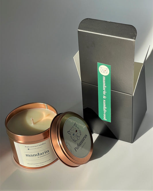 Mandarin & Sandalwood - Premium Tin