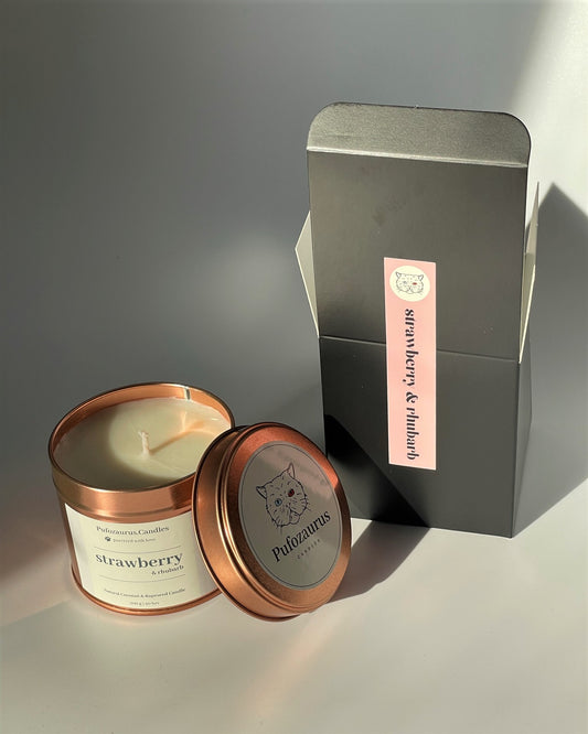 Strawberry & Rhubarb - Premium Tin